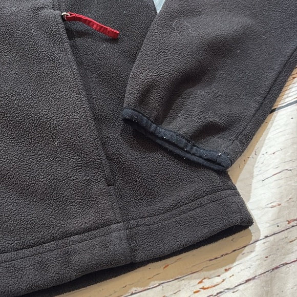 L.L. Bean Fleece Black Zip Up Jacket sz M - Picture 6 of 9